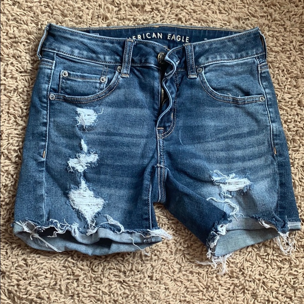 American Eagan Jean midi shorts